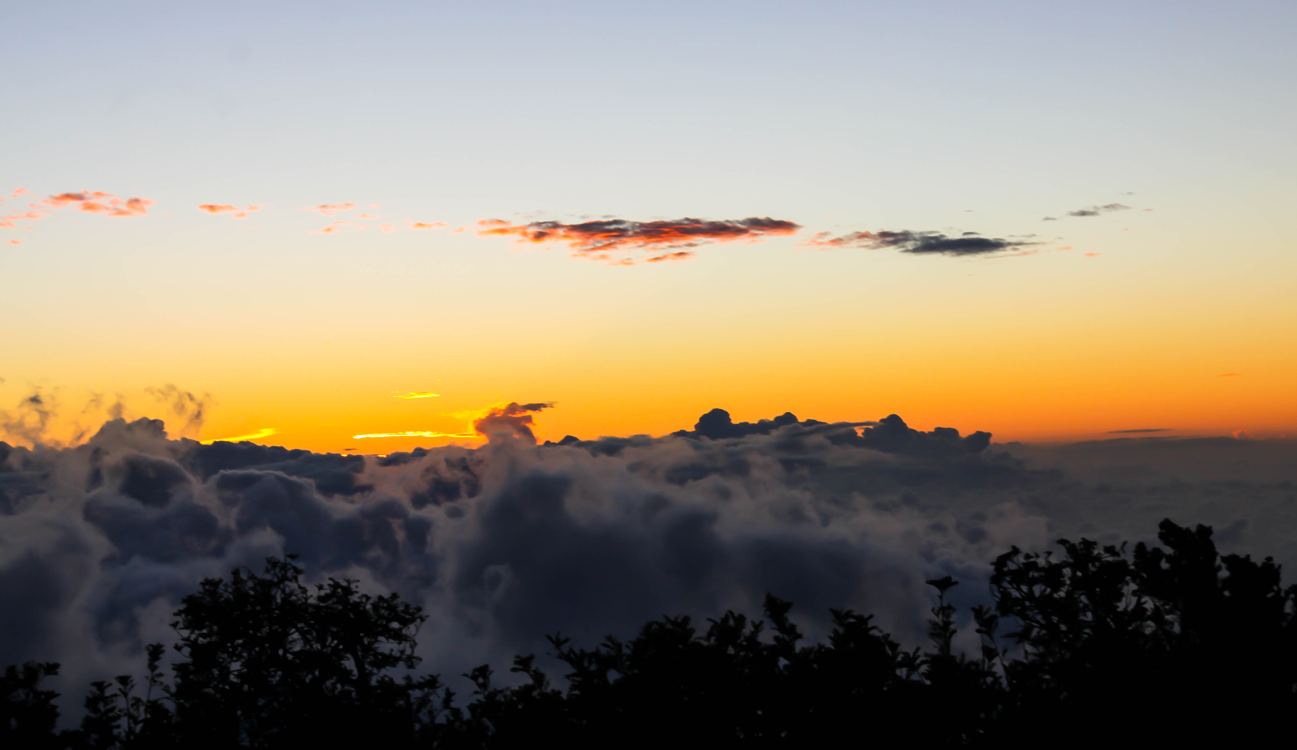Sunset almost complete at Haleakala Summit
