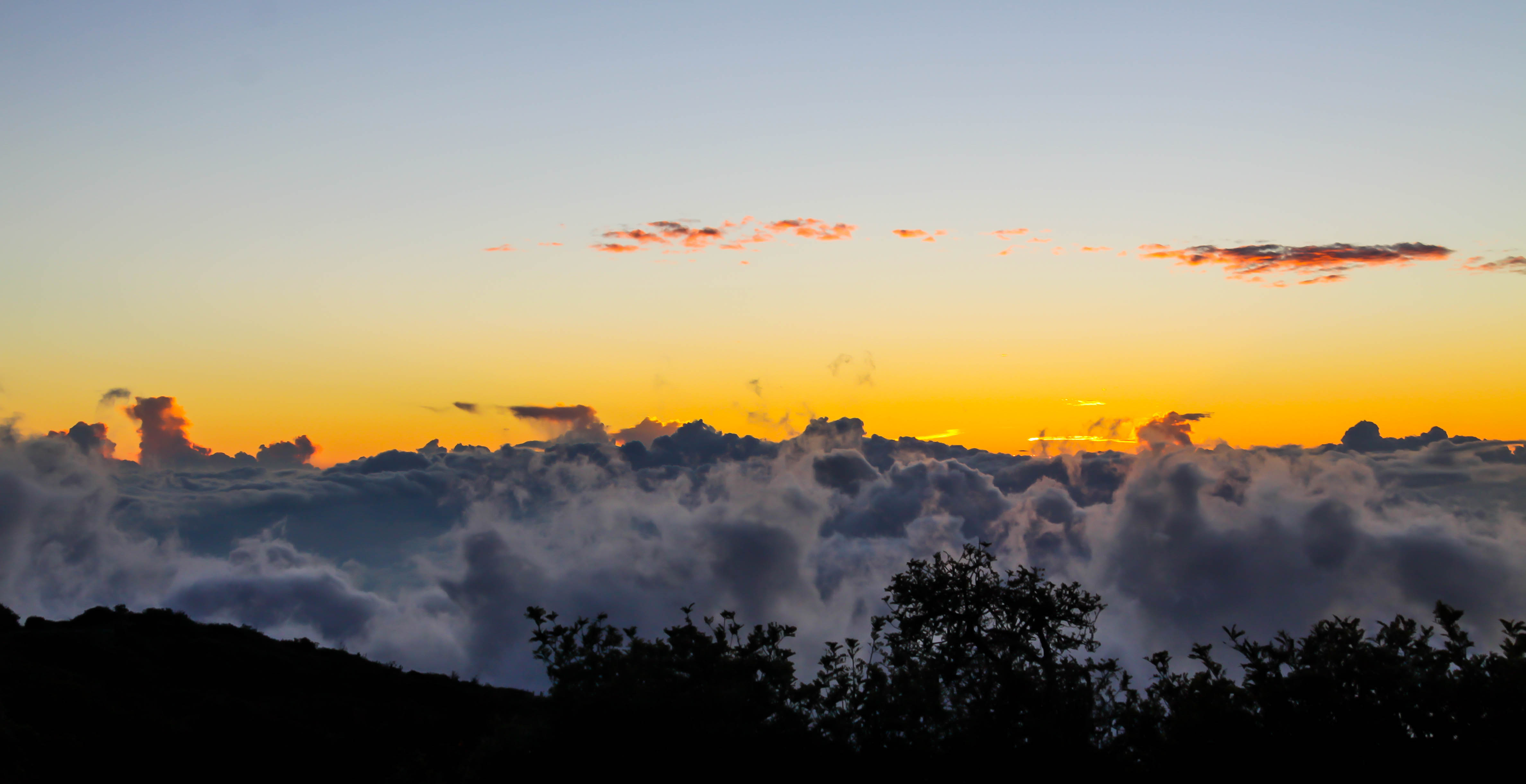 Sunset complete at Haleakala Summit
