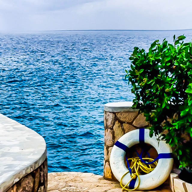 The Caves Negril - our view from lunch