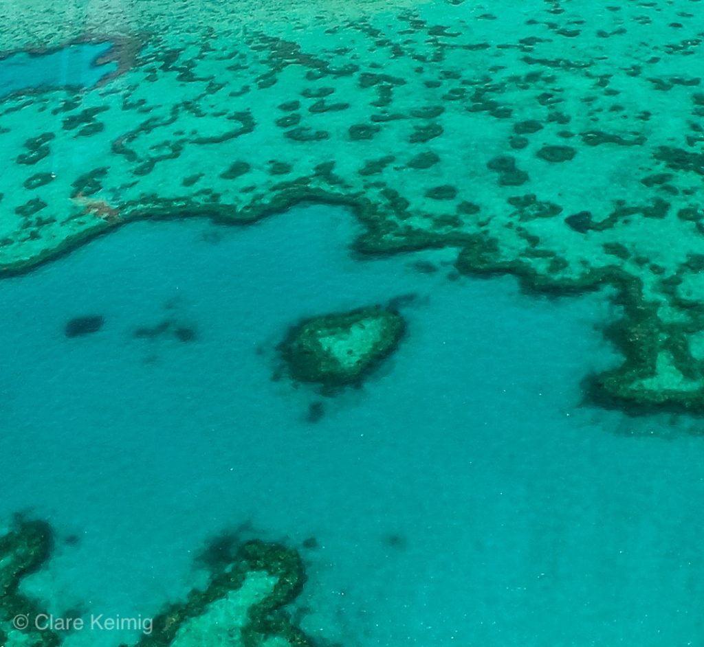 Heart Reef at The Great Barrier Reef