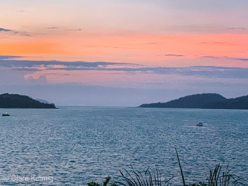 Sunset from Qualia on Hamilton Island
